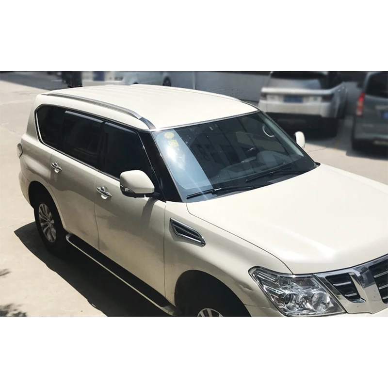 High quality Aluminium alloy screw install side rail bar roof rack for patrol
