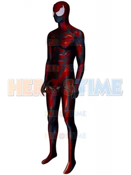 

NEW Venom Movie Carnage Cosplay Costume 3d Printing Spandex zentai suit Halloween Adult/kids jumpsuit Can Customized