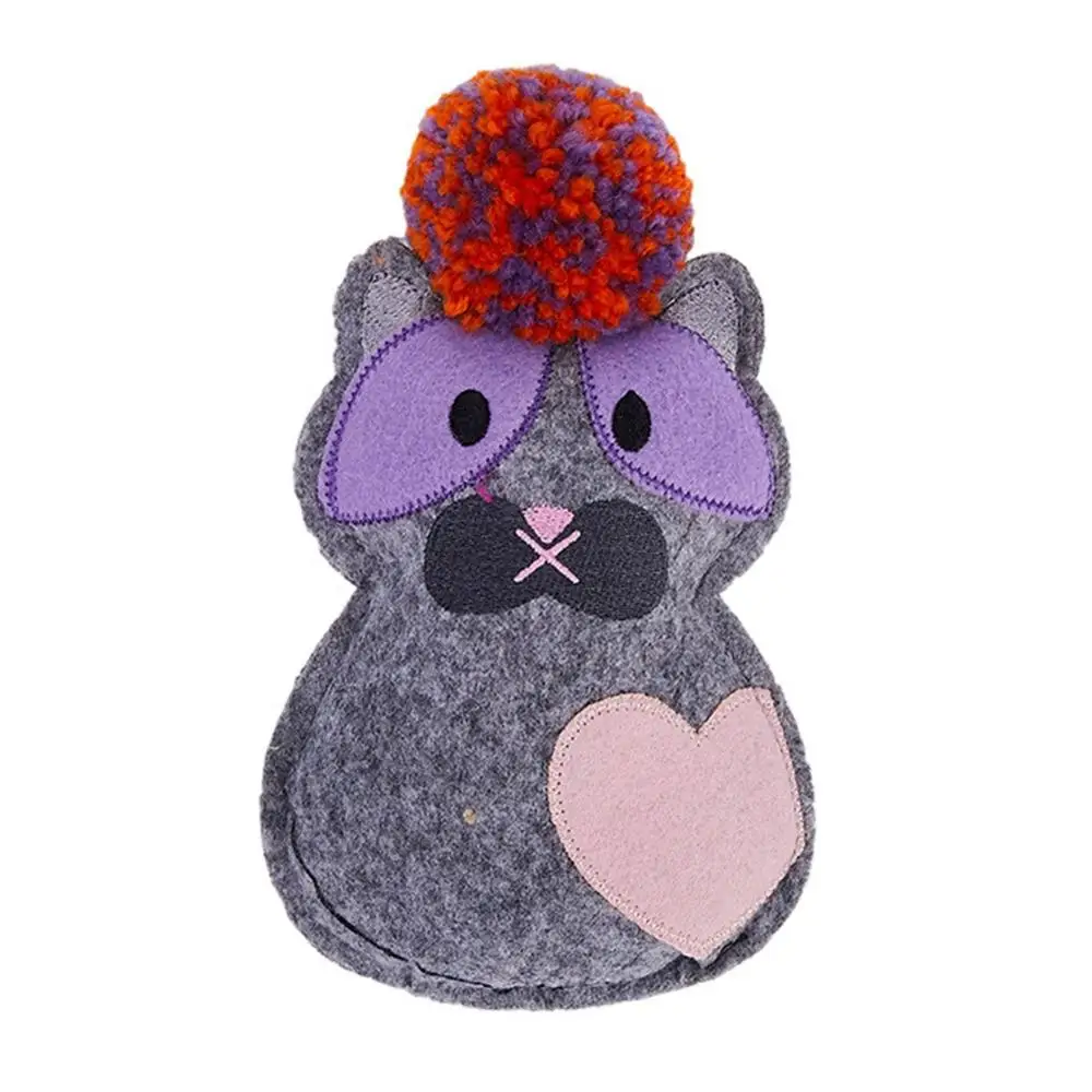 A Игрушки для домашних животных, кошек, кошек, играющих в Жевательные Зубы, интерактивный плюшевый очищающий игрушка, царапающийся кошачий мячик, шлифованные зубы, жевательные игрушки - Цвет: A