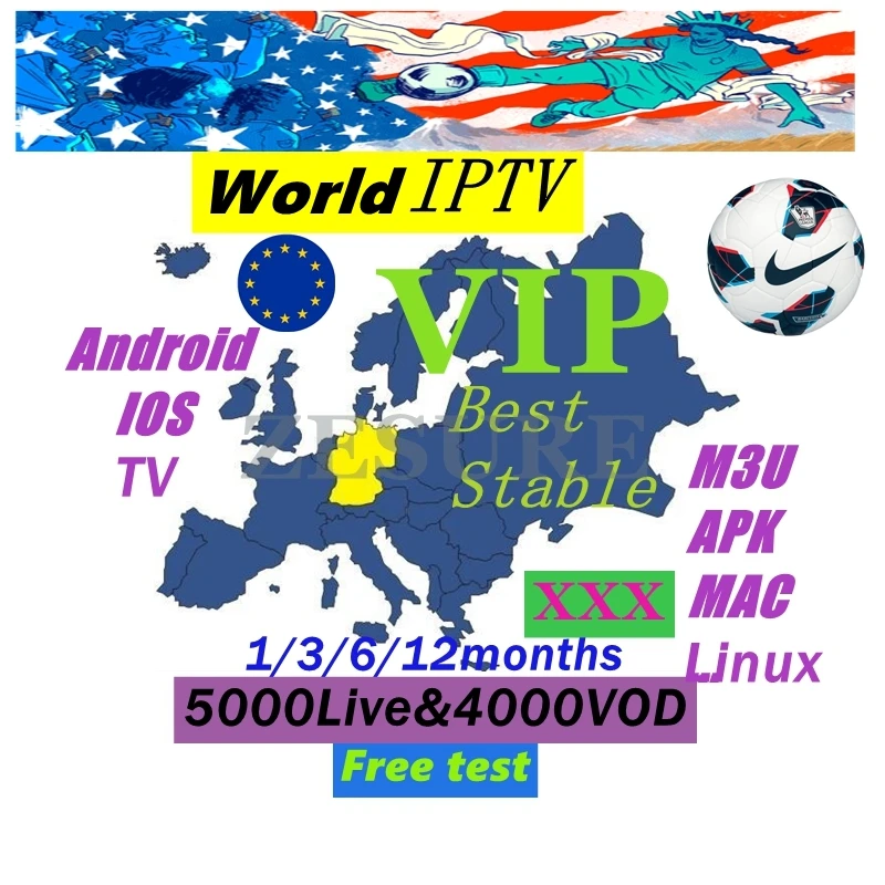 

Asia Africa Europe IPTV 5000+ Live 4000+ VOD India Malaysia Thailand Viet Nam Bangladesh Indonesia Philippines Turkish Pakistan