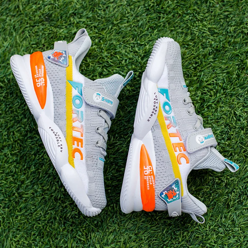 Unisex Boys Sport Shoe Mesh Breathable Walking Shoes Kids Anti Slip Running Shoes Girls Comfortable Girl Luxury Brand Shoes