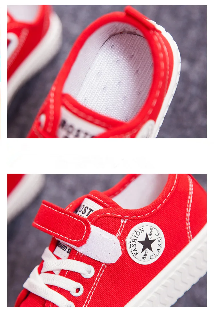 JGSHOWKITO Fashion Brand New Unisex Kids Shoes For Boys Girls Children Casual Sneakers Candy Color Sneakers Classic Running Flat