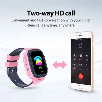 

Y92 Children Smart Watch 1.44 Inch OLED Screen Smart Watch WiFi LBS GPRS Positioning IP67 Waterproof Call Watch For Kids
