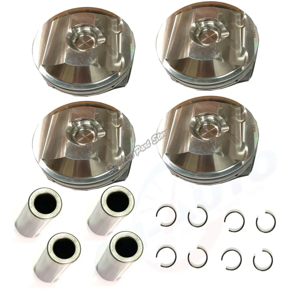 

Engine Pistons W Pin Fit For Mazda MX-5 CX-5 CX-3 CX-4 M3 M6 2.0L PEY4 PEY5 12-17