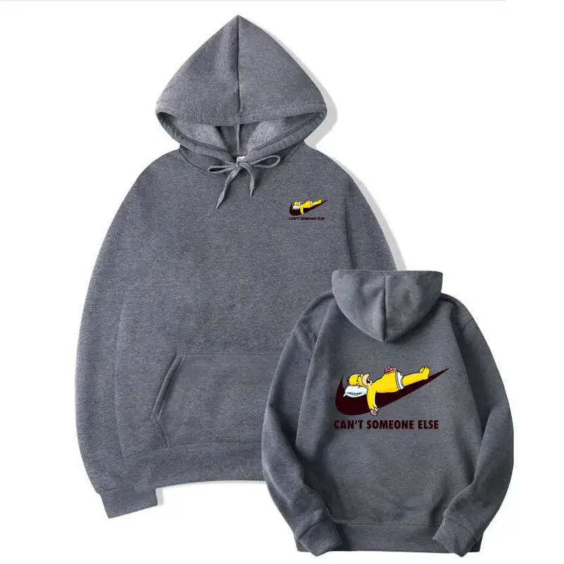 Dark grey Hop Juventude Rua Esportes Толстовки, Толстовки Da Moda azul, os homens de lazer, толстовки импрессан-де-анимасоу - Цвет: Dark grey