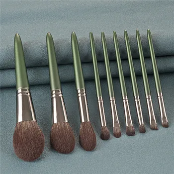 

9Pcs Makeup Brushes Set For Foundation Blush Eyeshadow Concealer Powder Lip Make Up Cosmetics Brush Makeup Pen Dropship T09029