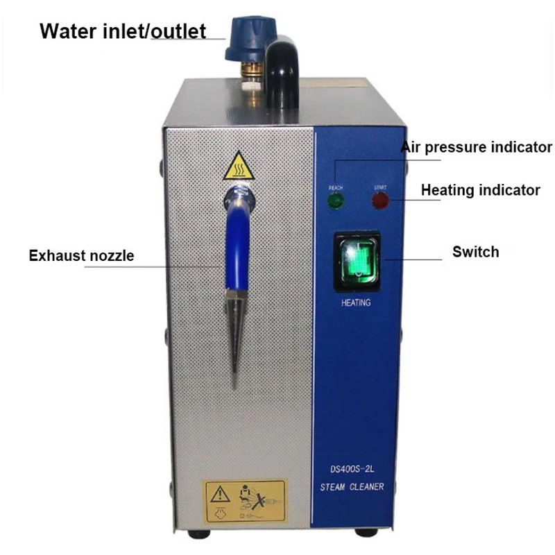 2l Stainless Steel Jewelry Steam Cleaner Gem Washer Gold And Silver