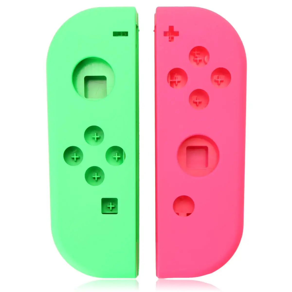Сменный корпус, Жесткий Чехол для кожи, чехол для переключателя NS Joy-Cons контроллер, зеленая крышка лицевой панели для ремонта joycon