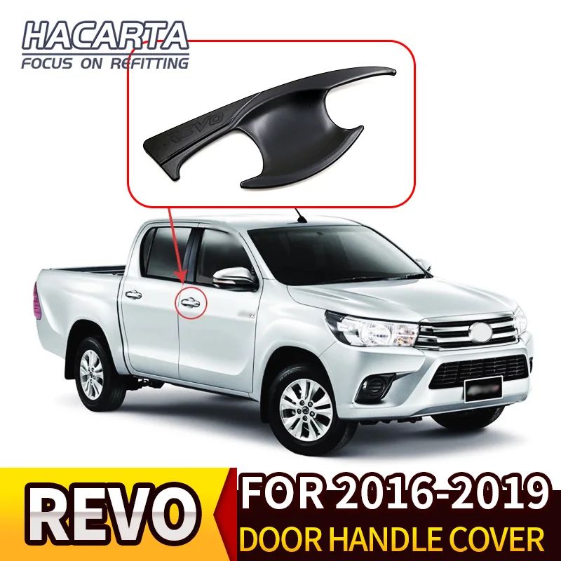 

Крышка для ручки двери HILUX REVO 2016-2019, хромированная, АБС-пластик