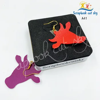 

Earring cutting dies eardrop A41 2020 new Mu Yu wooden mold suitable for the market general machine