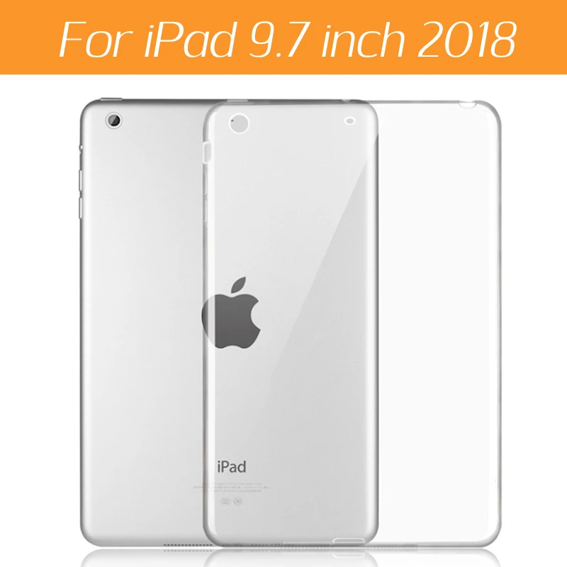 Мягкий силиконовый планшеты чехол для ipad 10,2 air 3 Pro 10,5 Прозрачная крышка для ipad 9,7 5/6th air 1 2 ipad Mini 5 4 3 2 задний Чехол - Цвет: for iPad 9.7 2018