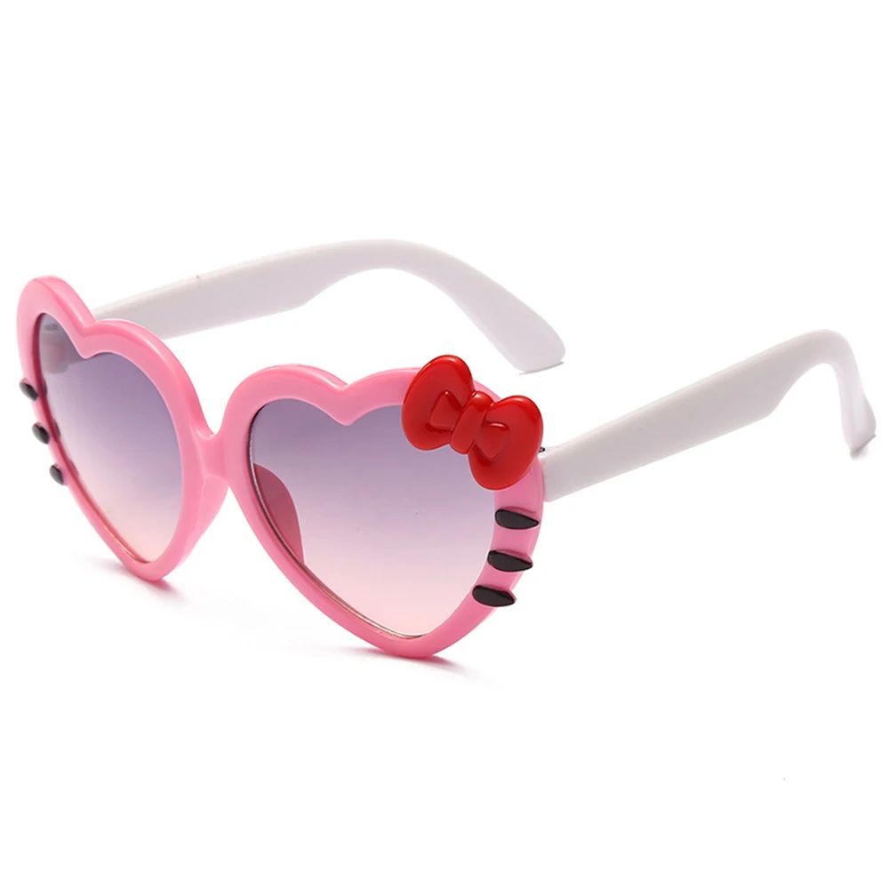 Kids Heart Shaped Sunglasses Girl Brand Fashion Glasses Boy Baby Sun Glasses Cute Eyewear Retro Children's