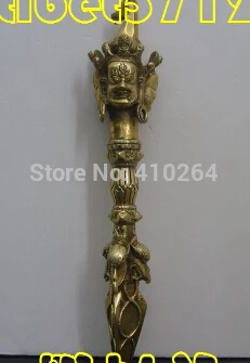 

$Nice Discount COLLECTIBLES FROM NEPAL TIBET DECORATION BUDDHA BOUDDHA VAJRA DORJE BRONZE 37 cm