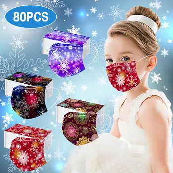 

50/80PC masque mascarar Fast delivery Headband Disposable face mask for children and Adult Mascarilla desechable mondmasker