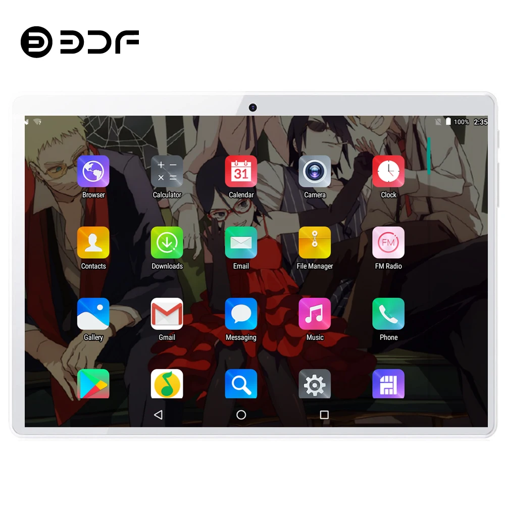 BDF Phablet 10,1, планшет, сенсорный экран, Android 7,0, четыре ядра, Tab, 4 ГБ/64 Гб Камера, МП, WiFi, 10 дюймов, планшетный ПК, 4G LTE Pro Pc