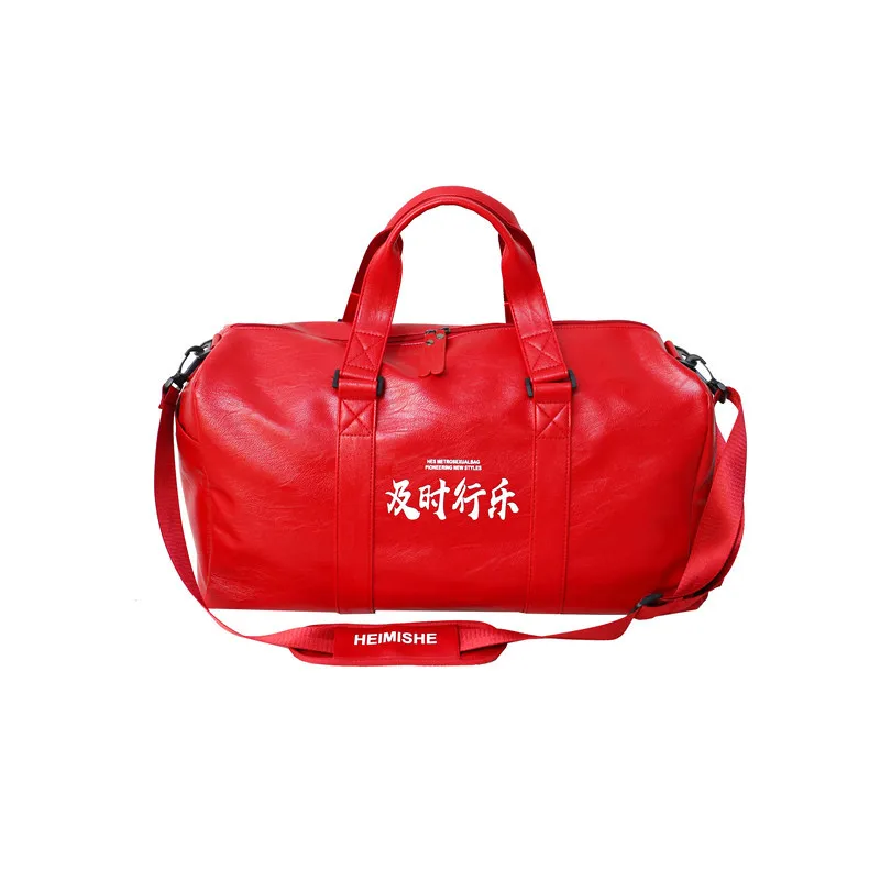 Модный светильник, дорожная сумка, повседневная спортивная сумка для спортзала, большая - Цвет: red