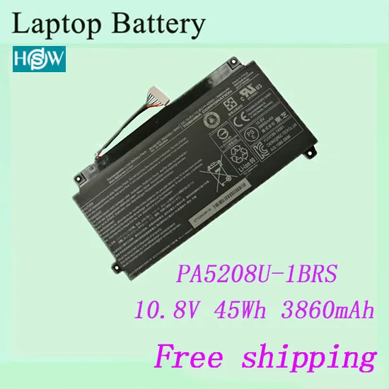 Hot sale notebook battery For Toshiba PA5208U-1BRS PA5208U free shipping | Компьютеры и офис