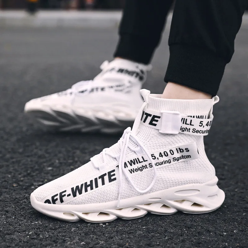 

Blade MEN'S SHOES 2019 New Style Versatile Trend Casual Sports Running Shoes Autumn Breathable Shoe Men's Trendy Shoes Hight-top