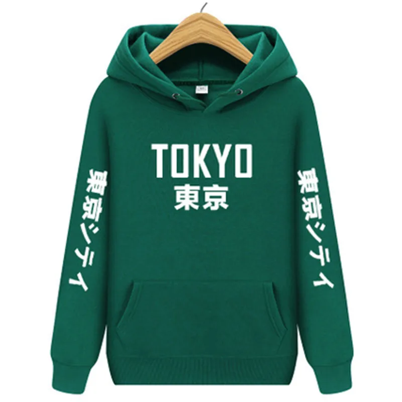 2019 Новое поступление толстовка с капюшоном принтом аниме Токийский Аниме Harajuku