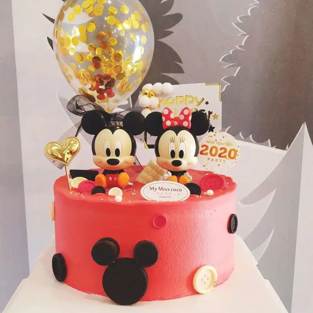 De Dibujos Animados Pastel Mickey Minnie Decoracion Para Hornear Bebe Suministros De Decoracion Para Fiesta De Cumpleanos Mickey Minnie Regalo De Cumpleanos Para Nina Nino Vajilla De Fiesta Desechable Aliexpress