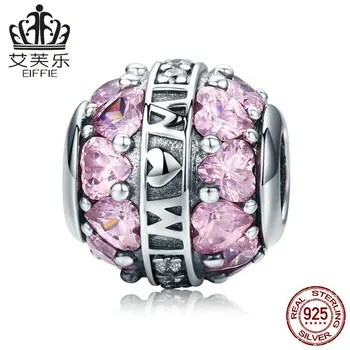 

Great Love Diy letter beads natural stone for jewelry making Fit charms pandora bracelet silver 925 original