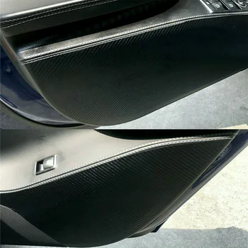 

Decor Anti-Kick Pads Side Carbon Fiber Film Car Sticker Protector For Tesla Model 3 Anti-dirt Door Interior Trim