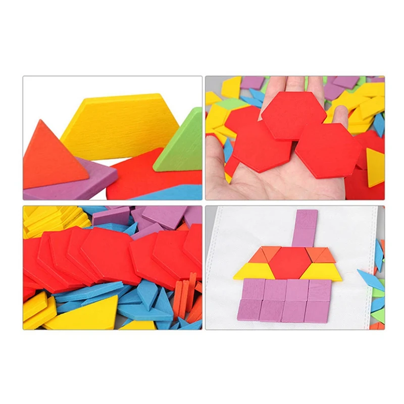 DIY креативные 3D деревянные креативные головоломки, Развивающие игрушки для детей, малышей