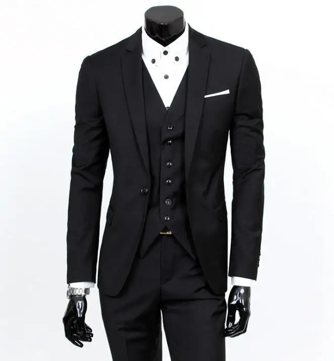 Suit Suit Men's Three-piece Suit,Suit Slim Groomsman Groom Wedding Dress,Man Suit,Men Suits for Wedding,Black Dress for Dinner , Suit Suit Men's Three-piece Suit,Suit Slim Groomsman Groom Wedding Dress,Man Suit,Men Suits for Wedding,Black Dress for Dinner ,