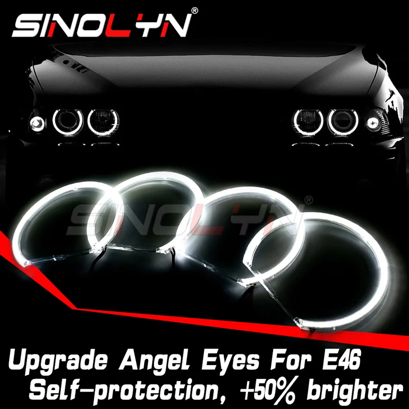 Sinolyn ангельские глаза для BMW E46/E39/E36/E38 седан/Фургон/купе Галогенные ксеноновые