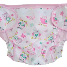 Водонепроницаемые напечатанные Совы ткань брюки с подкладкой внутри/подгузники для взрослых ткань пеленки с подкладкой/моющиеся Взрослые спортивные брюки