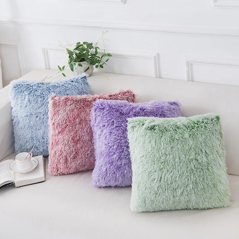 H76e1ba107e94475c8478460ae119562ci Fluffy Cushion Pillow Case Cover