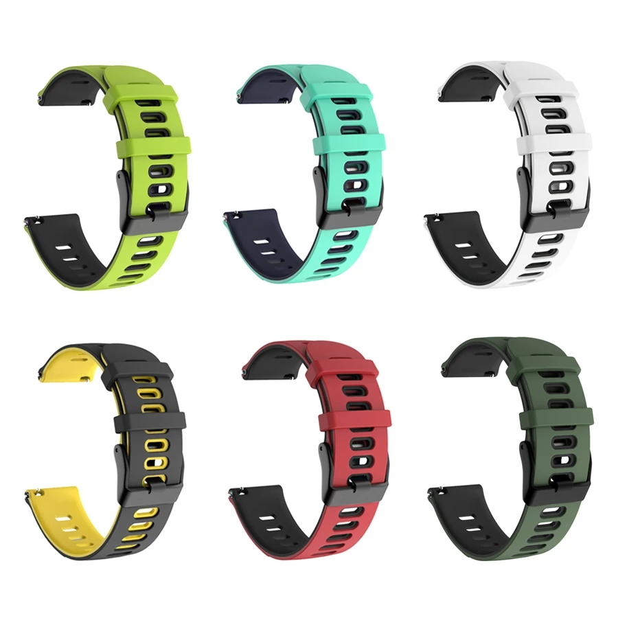 Ремешок Amazfit для часов Xiaomi Huami GTS/GTR 42 мм/Bip lite силиконовый ремешок аксессуары