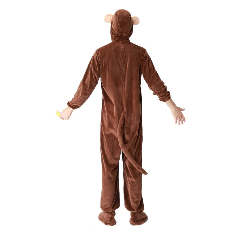 Adult Kids Monkey Cosplay Costume Jumpsuits Halloween Costume Animal play home service Performance Men Parent-child Clothing Adult Kids Monkey Cosplay Costume Jumpsuits Halloween Costume Animal play home service Performance Men Parent-child Clothing