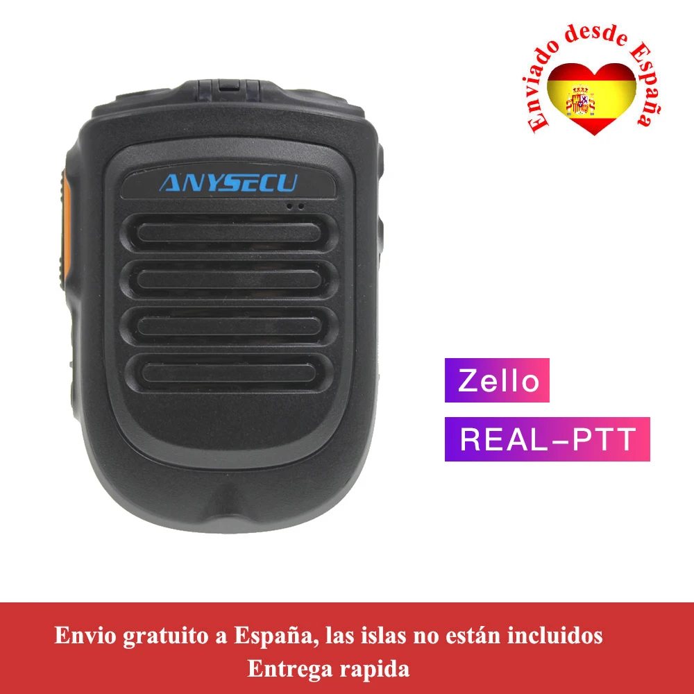 Беспроводной микрофон Anysecu версии 4 2 для F22 4G W2PLUS T320 3G/4G радио REALPTT ZELLO Поддержка