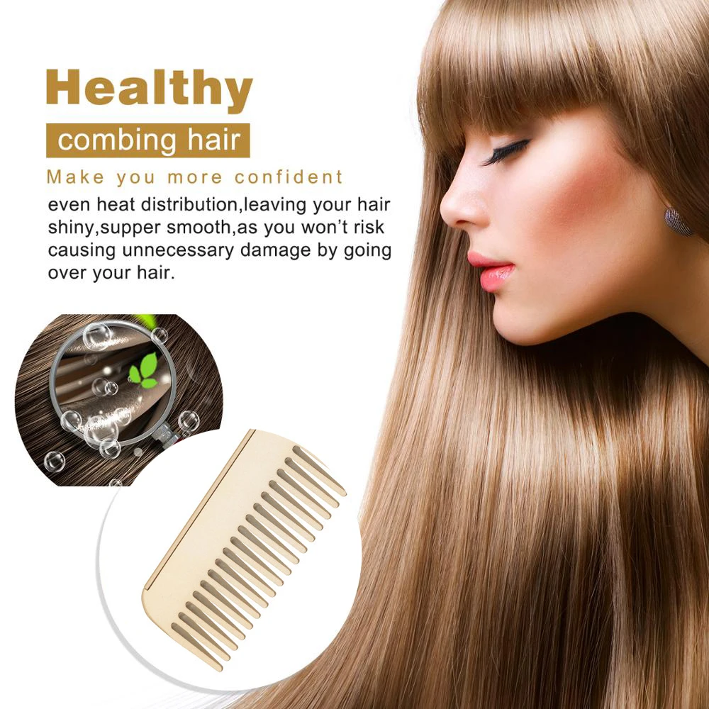 Heated Hair Straightener Hot Comb Straightener Iron Wet Dry Use Electric Alloy Straightening Brush Hair Straight Styling Tools 1