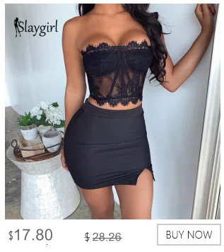 Slaygirl сексуальный комплект из двух предметов, Женская мода без бретелек, комплект из 2 предметов, топ и штаны, однотонные вечерние осенние облегающие офисные наряды