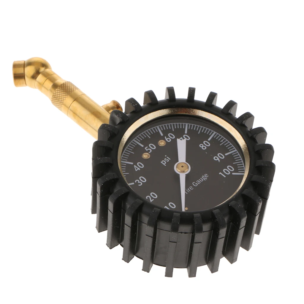 Car Vehicle Automobile Tire Tyre Air Pressure Gauge 0-100psi Dial Meter