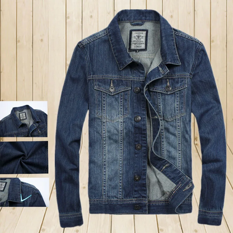 

Spring And Autumn Jeans Coat Men's Men Casual Cowboy Clothing Cheap Jacket Men's