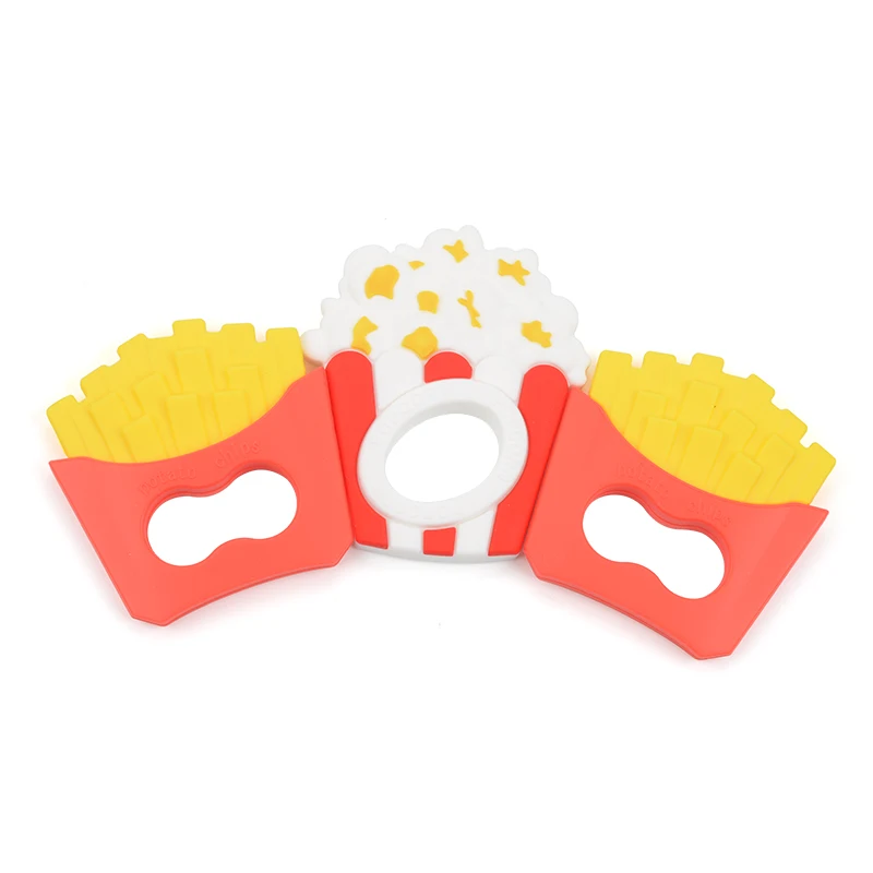 LOFCA 1 шт. детский Прорезыватель картофельных чипсов аксессуары для кормления Прорезыватели зубов игрушки, не содержащие БИСФЕНОЛ пищевой силиконовый Прорезыватель для зубов Душ подарок