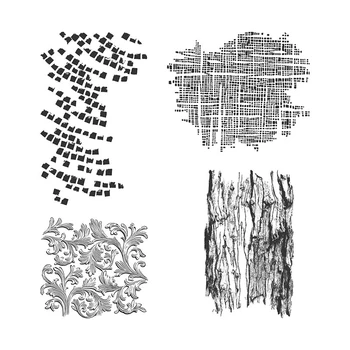

2020 New 3D Metal Cutting Dies and Scrapbooking For Paper Making Backgrounds Transparent Embossing Frame Card Clear Stamps Set