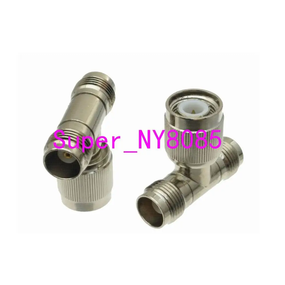 Adapter connector TNC male plug pin to 2x female jack T Splitter RF COAXIAL | Обустройство дома