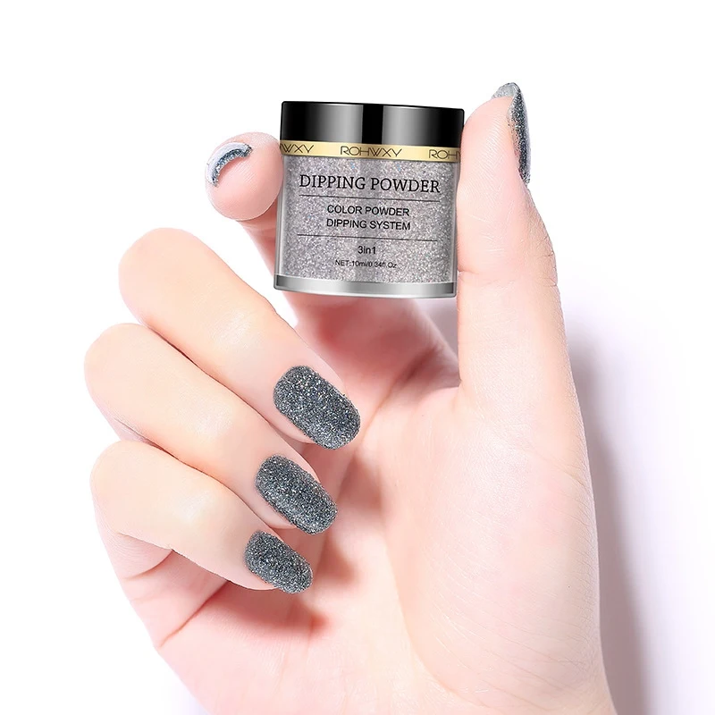 Лак для ногтей блёстки для ногтей пыль 12 цветов лак для ногтей Порошковая голографическая пудра для ногтей