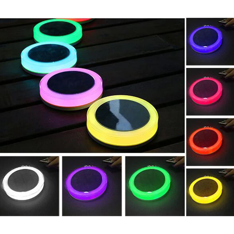 Amphibious Solar Lights Outdoor LED Waterproof Lamp for Yard Garden Driveway Swimming Pool Decor P666