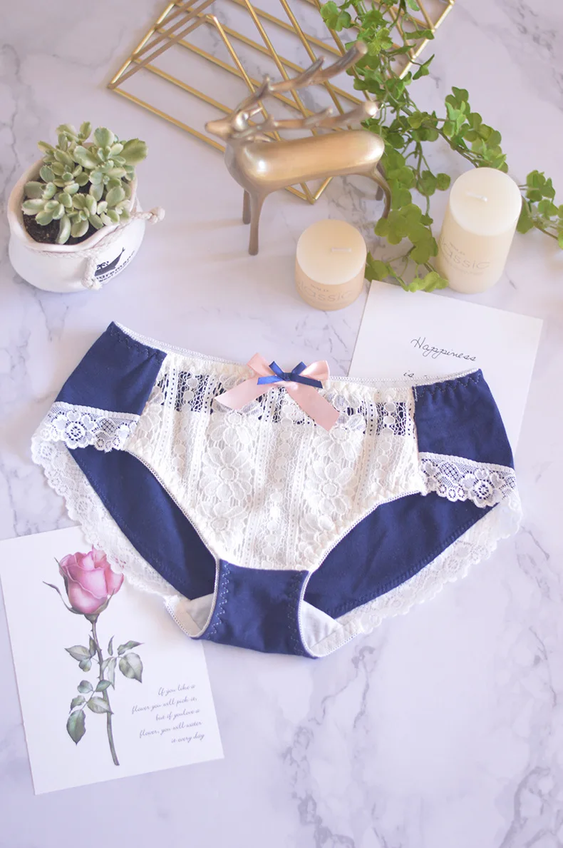 SP& CITY классические цветочные кружевные трусы для женщин из кусков, сексуальное нижнее белье, хлопковые трусы с кружевным краем, женское нижнее белье