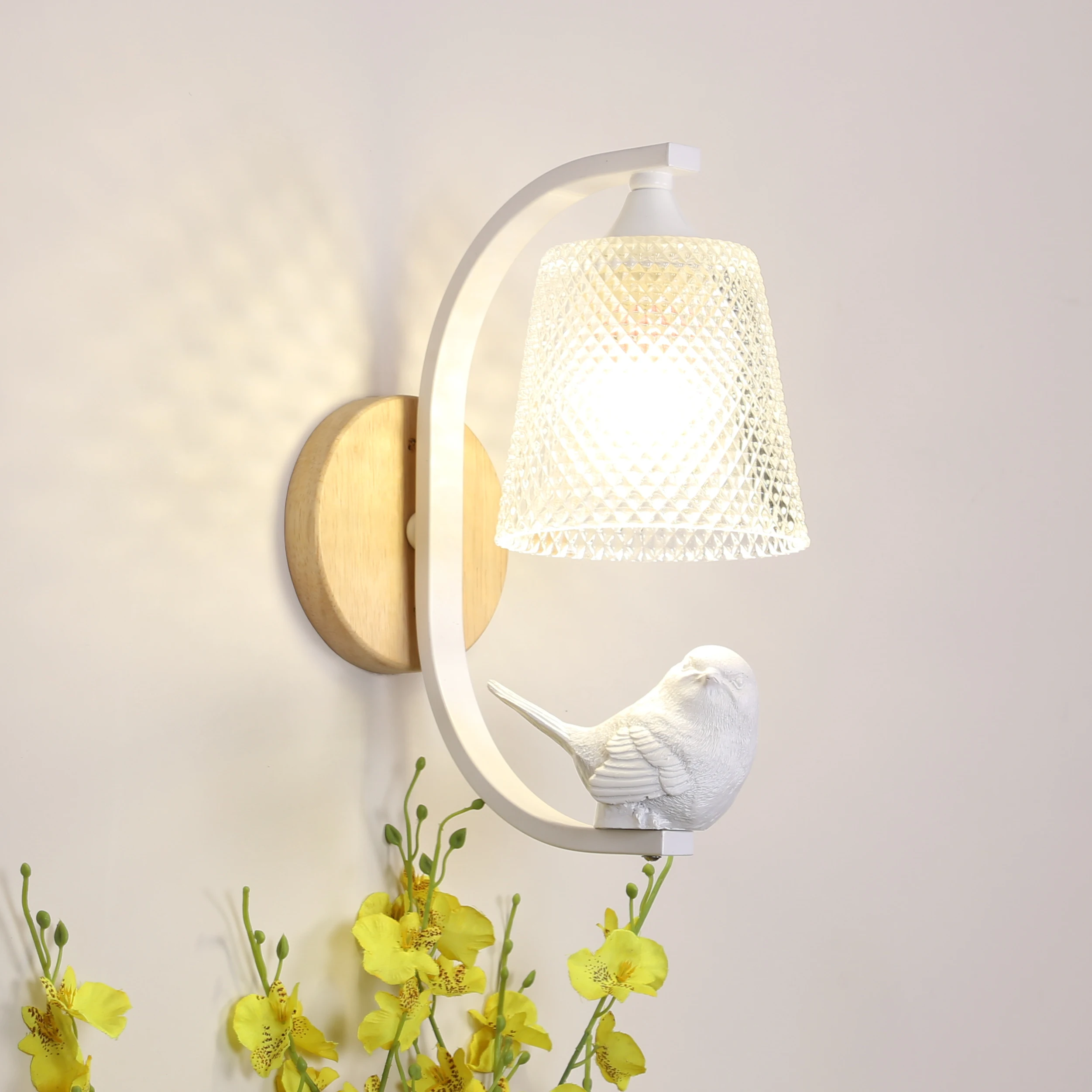 

Nordic New LED Wall Lamp Modern Bird Sconces Lighitng Children's Room Bedroom Living Staircase Aisle Bedside Indoor Decor Lights