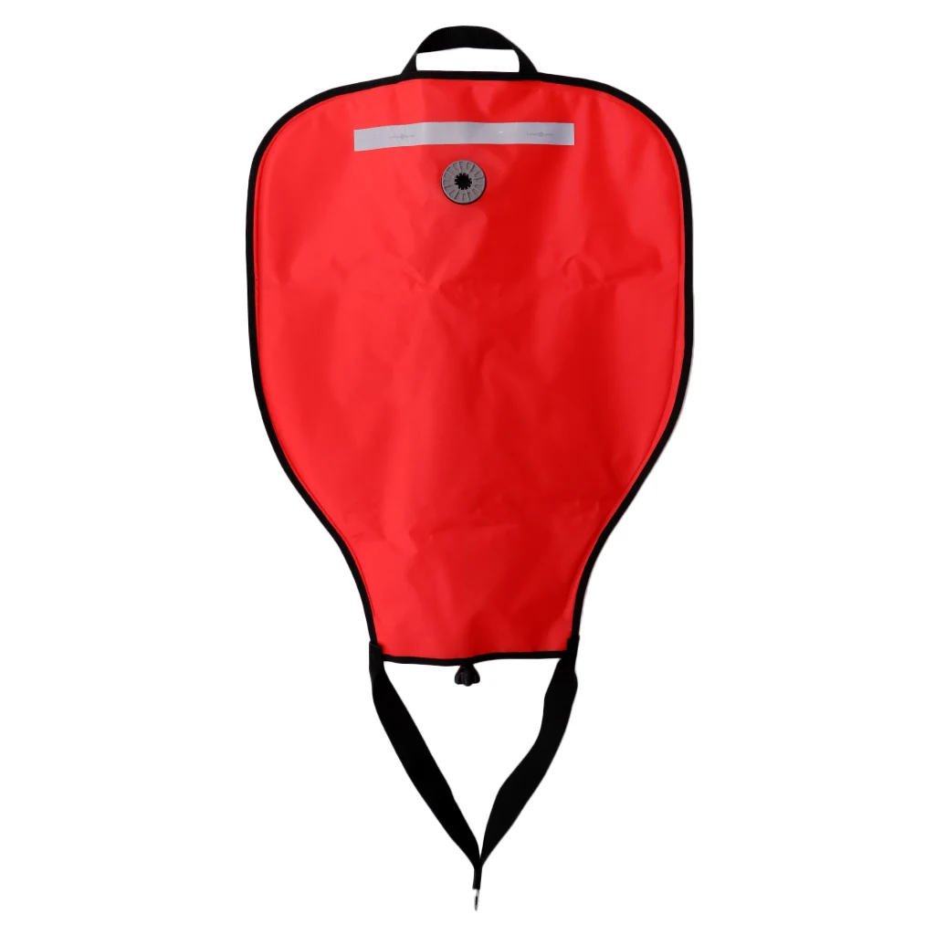 Heavy Duty 50lbs Capacity 50 Pound Open Bottom Scuba Diving Lift Bag with Dump Valve Scuba Diving 50lb Lift Bag