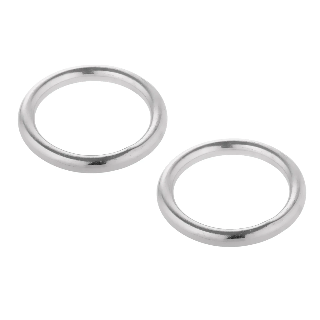 2 Pieces/ Set High Strength Durable Marine 304 Stainless Steel Welded Polished 2 Pieces/ Set High Strength Durable Marine 304 Stainless Steel Welded Polished