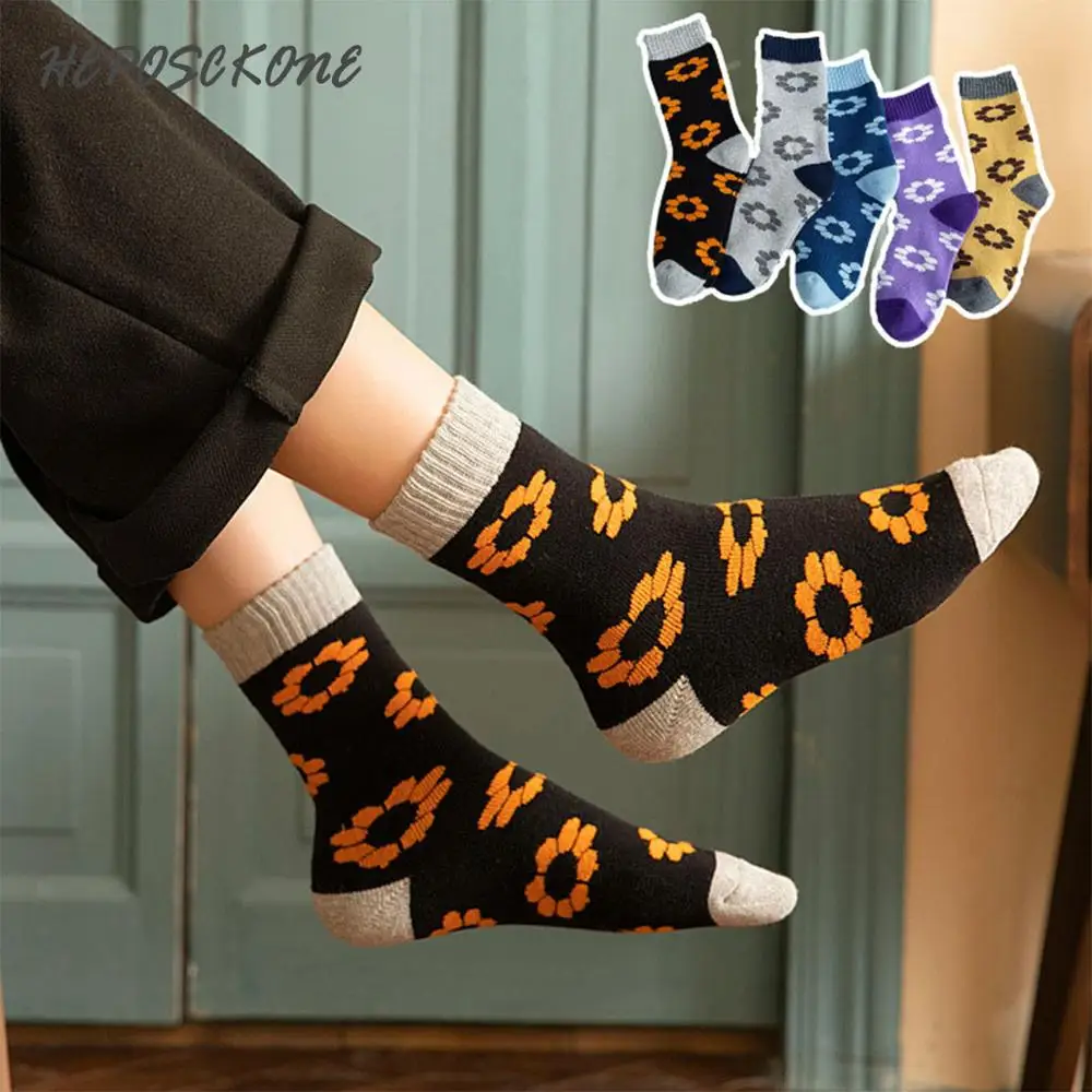 Продукт, носки, Осень-зима, стильные милые носки для женщин, персонажи, дизайн Харадзюку, жаккардовый носок, подарок для женщин