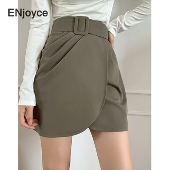 

New Design Autumn Skirts Womens 2020 Streetwear Retro Bud High Waist Mini Pencil One Piece Skirt femme
