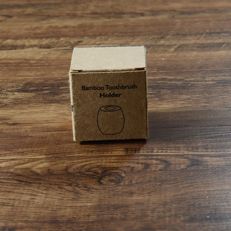 Sustainable Bamboo Bathroom Toothbrush Holder - Natural Vegan Zero Waste Accessory